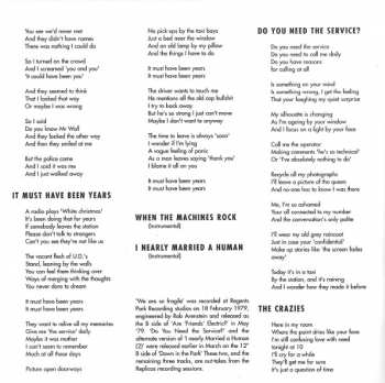 CD Tubeway Army: Replicas