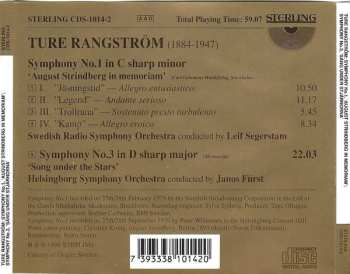 CD Sveriges Radios Symfoniorkester: Symphony No.1 In C Sharp Minor, 'August Strindberg In Memoriam'; Symphony No.3 In D Sharp Major, 'Song Under The Stars'