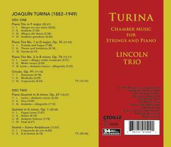 2CD Joaquin Turina: Chamber Music For Strings And Piano