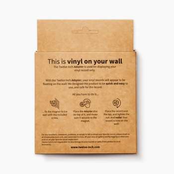 Tontechnik Twelve Inch Adapter Vinyl Wall display