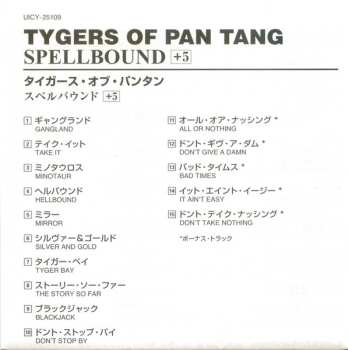 CD Tygers Of Pan Tang: Spellbound