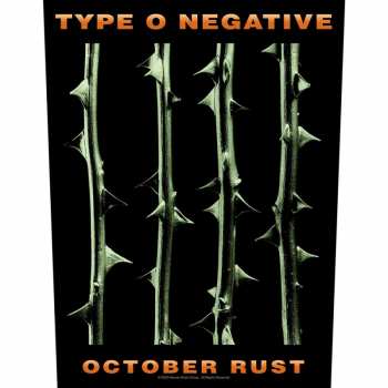 Merch Type O Negative: Rückenaufnäher October Rust