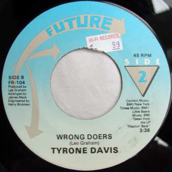 SP Tyrone Davis: It's A Miracle (Edited Version) / Wrong Doers