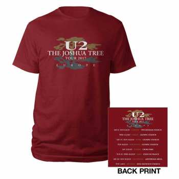 Merch U2: T-Shirt Joshua Tree Dates 2017
