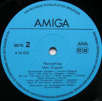 LP Udo Jürgens: Herzschlag