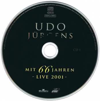 2CD Udo Jürgens: Mit 66 Jahren  - Live 2001 -