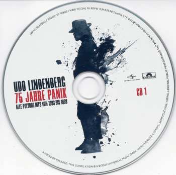 2CD Udo Lindenberg: 75 Jahre Panik (Alle Polydor Hits Von 1983 Bis 1998)