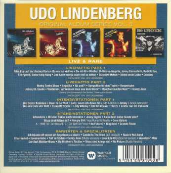 5CD/Box Set Udo Lindenberg: Original Album Series Vol. 3 - Live & Rare