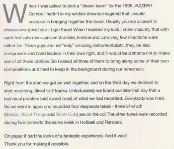 CD John Scofield: Shortcuts - Jazzpar Combo 1999