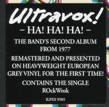 LP Ultravox: Ha!-Ha!-Ha! CLR