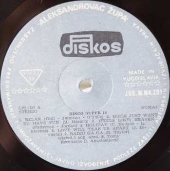 LP Unknown Artist: Disco Super 18
