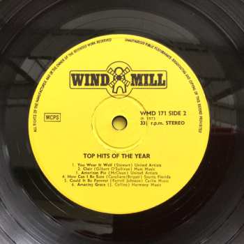 LP Unknown Artist: Top Hits Of The Year