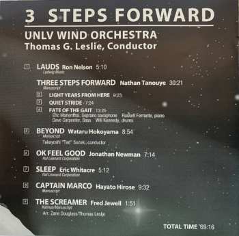 CD UNLV Wind Orchestra: 3 Steps Forward