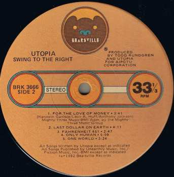 LP Utopia: Swing To The Right