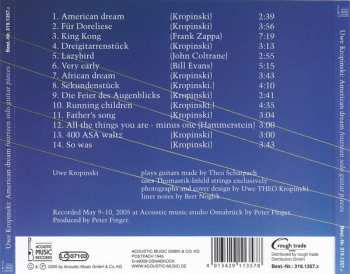 CD Uwe Kropinski: American Dream (Fourteen Solo Guitar Pieces)