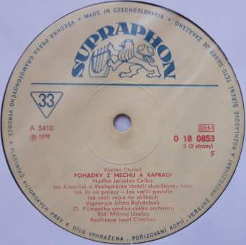 LP Václav Čtvrtek: Pohádky Z Mechu A Kapradí