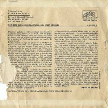 SP Václav Neckář: Píseň Pro Dívku / Massachussets