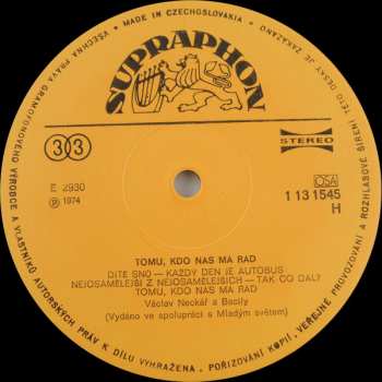 LP Bacily: Tomu, Kdo Nás Má Rád