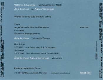 CD Anja Lechner: Hieroglyphen Der Nacht