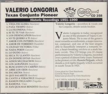 CD Valerio Longoria: Texas Conjunto Pioneer