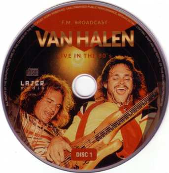2CD Van Halen: Live In The 80's
