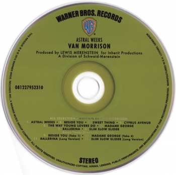 CD Van Morrison: Astral Weeks DIGI