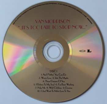 2CD Van Morrison: .. It's Too Late To Stop Now ...