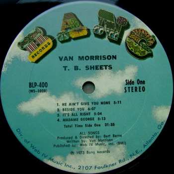 LP Van Morrison: T.B. Sheets