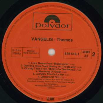 LP Vangelis: Themes