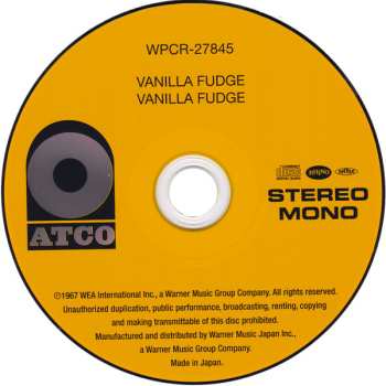 CD Vanilla Fudge: Vanilla Fudge