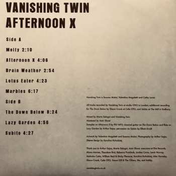 LP Vanishing Twin: Afternoon X
