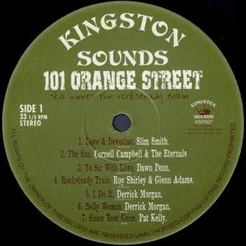 LP Various: 101 Orange Street - Ska Meets The Rocksteady Train