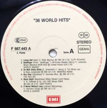 3LP/Box Set Various: 36 World Hits