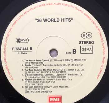 3LP/Box Set Various: 36 World Hits