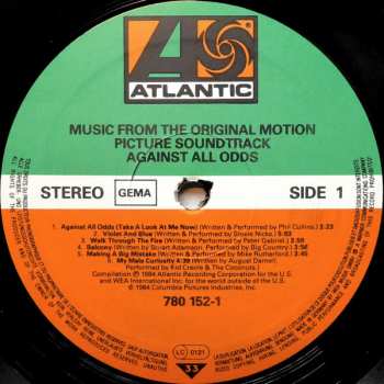 LP Various: Against All Odds (Music From The Original Motion Picture Soundtrack)
