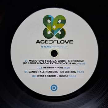 2LP Various: Age Of Love 15 Years Anniversary Vinyl Sampler 3/3