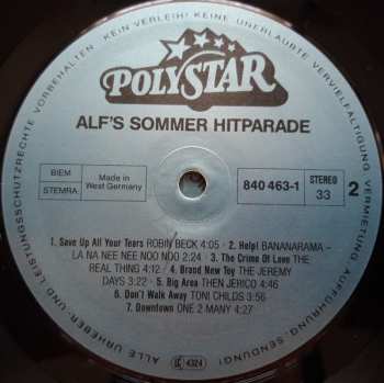2LP Various: ALF's Sommer Hitparade