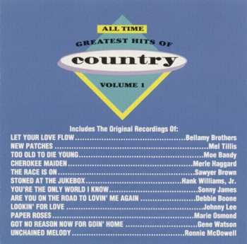 Album Various: All-Time Greatest Hits Of Country - Volume 1