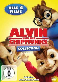 5DVD Various: Alvin Und Die Chipmunks 1-4