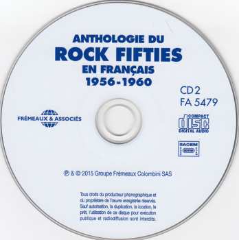 3CD Various: Anthologie Du Rock Fifties En Français 1956-1960