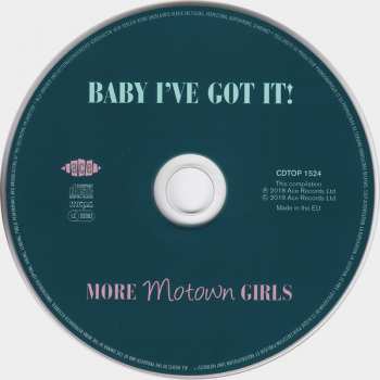 CD Various: Baby Iʼve Got It (More Motown Girls)