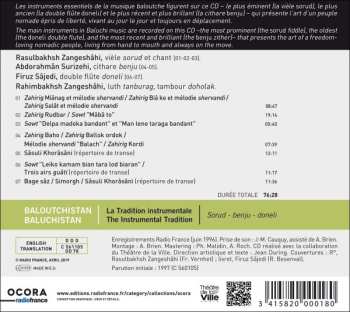 CD Various: Baloutchistan: La Tradition Instrumentale = Baluchistan: The Instrumental Tradition
