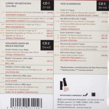 3CD/Box Set Various: Beethoven Und ... & Neue Klaviermusik