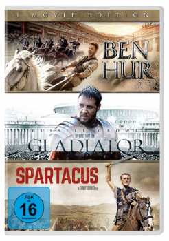 3DVD Various: Ben Hur / Gladiator / Spartacus