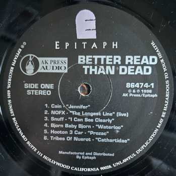 2LP Various: Better Read Than Dead (A Benefit For AK Press)