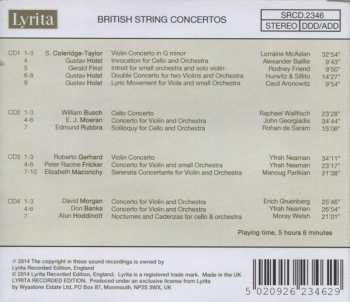 4CD Various: British String Concertos