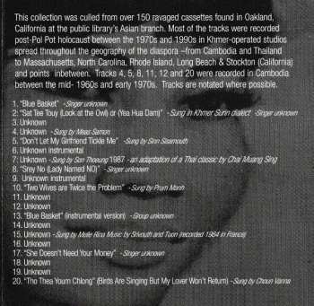 CD Various: Cambodian Cassette Archives: Khmer Folk & Pop Music Vol. 1