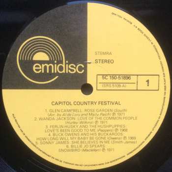 2LP Various: Capitol's Country Festival Super Series