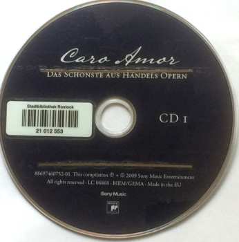 2CD Various: Caro Amor (Das Schönste Aus Händels Opern)