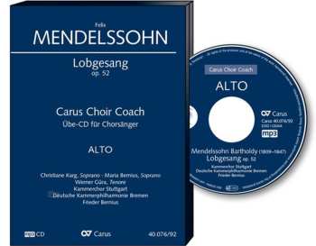 CD Various: Carus Choir Coach - Felix Mendelssohn: Sinfonie-kantate "lobgesang" (alt)